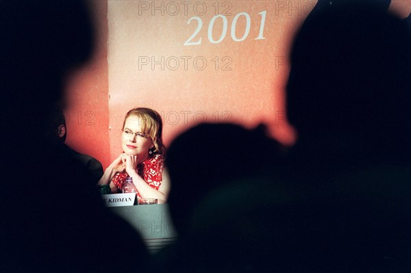 05/09/2001. 54th Cannes Film Festival: Press conference of "Moulin Rouge!".