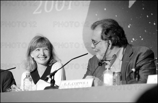 05/11/2001. 54th Cannes film festival: Press conference of "Apocalypse now Redux".