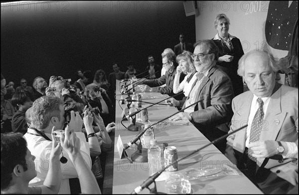 05/11/2001. 54th Cannes film festival: Press conference of "Apocalypse now Redux".