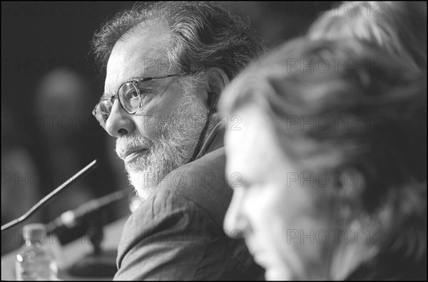 05/11/2001. 54th Cannes film festival: Press conference of "Apocalypse now Redux".