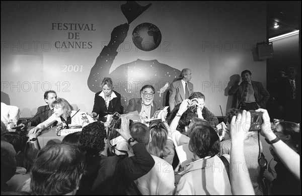 05/11/2001. 54th Cannes film festival: Press conference of "Apocalypse now Redux".