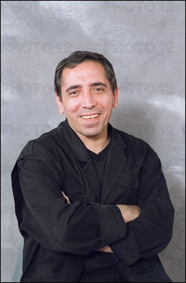 05/11/2001. EXCLUSIVE 54th Cannes film festival: studio of Mohsen Makhmalbaf and Niloufar Pazira