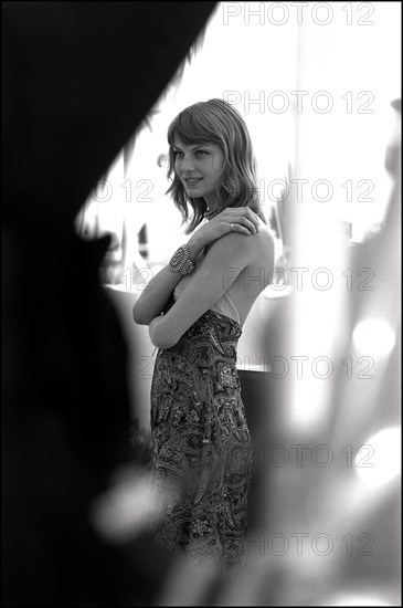 05/12/2001. 54th Cannes film festival: Press conference and photocall of "CQ" team.