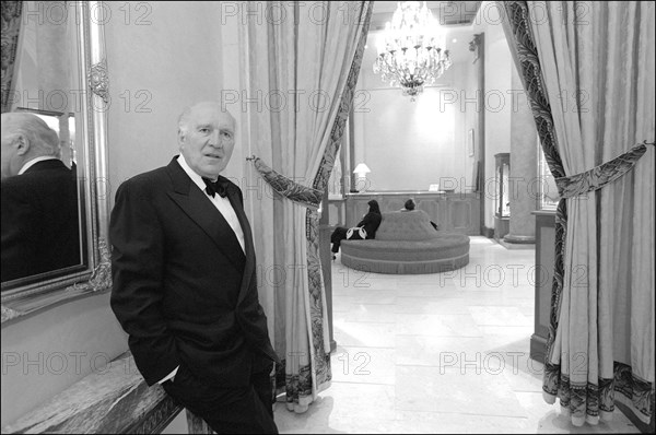 05/14/2001. EXCLUSIVE 54th Cannes film festival: Michel Piccoli.