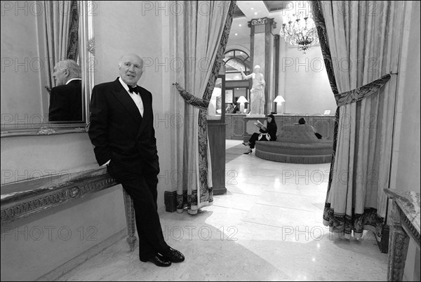 05/14/2001. EXCLUSIVE 54th Cannes film festival: Michel Piccoli.