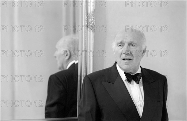 05/14/2001. EXCLUSIVE 54th Cannes film festival: Michel Piccoli.