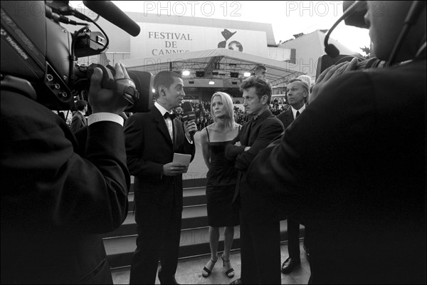 05/15/2001.54th Cannes Film Festival: Sean Penn and Robin Wright