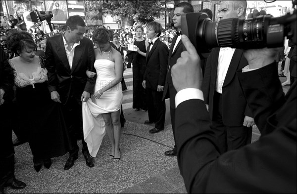 05/00/2001. Backstage of the 54th Cannes Film Festival