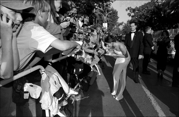 05/00/2001. Backstage of the 54th Cannes Film Festival