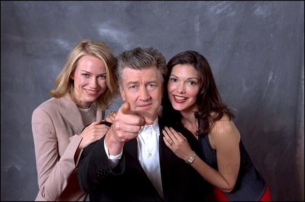 05/16/2001 54th Cannes film festival: studio of David Lynch, Laura Elena Harring, Naomi Watts and Justin Theroux.