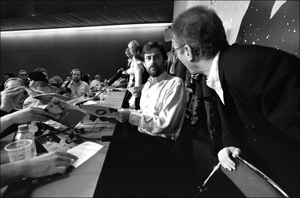 05/17/2001. 54th Cannes film festival: photocall and press conference of "la stanza del figlio"