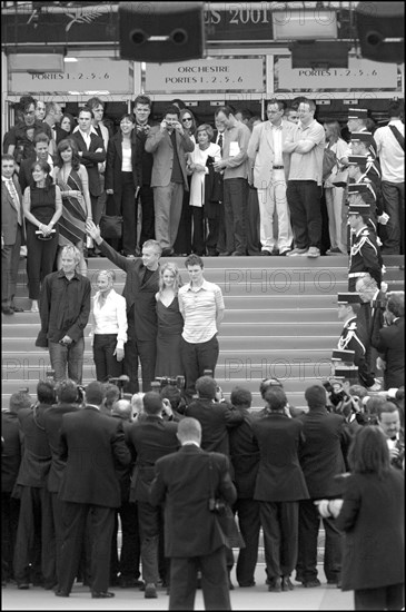 05/18/2001 54th Cannes Film Festival: stairs of "Human Nature"