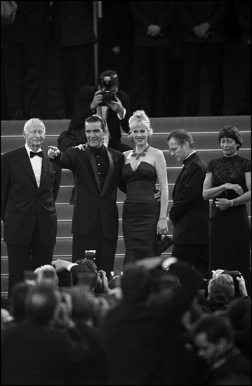 05/19/2001. Backstage of Cannes Film Festival with Melanie Griffith & Antonio Banderas