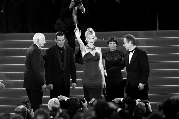 05/19/2001. Backstage of Cannes Film Festival with Melanie Griffith & Antonio Banderas