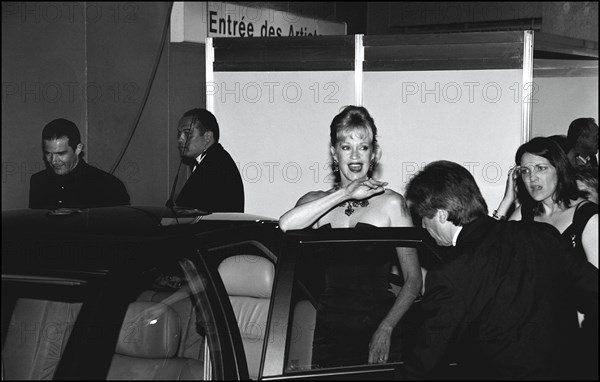 05/19/2001. Backstage of Cannes Film Festival with Melanie Griffith & Antonio Banderas