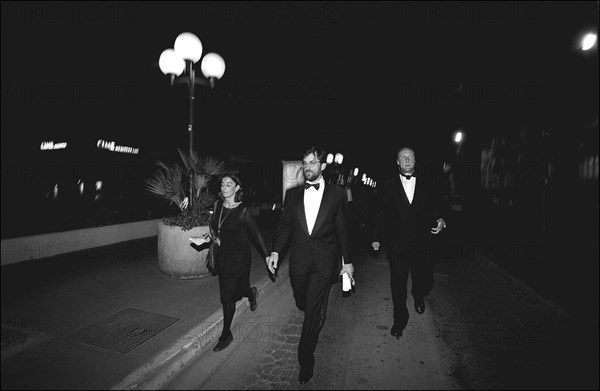 05/20/2001. 54th Cannes Film Festival : Backstage closing ceremony