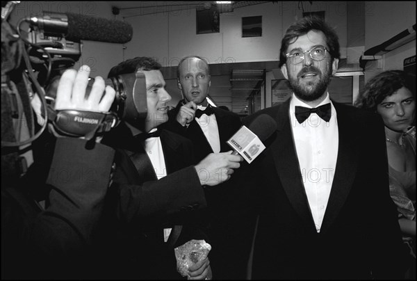 05/20/2001. 54th Cannes Film Festival : Backstage closing ceremony