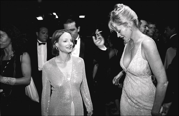 05/20/2001. 54th Cannes Film Festival : Backstage closing ceremony