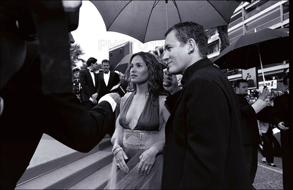 05/20/2001. 54th Cannes Film Festival : Backstage closing ceremony