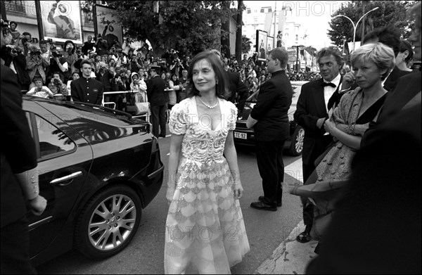 05/20/2001. 54th Cannes Film Festival : Exclusive Backstage closing ceremony