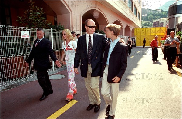 05/26/2001. Formula 1: trials for the Monaco Grand Prix.