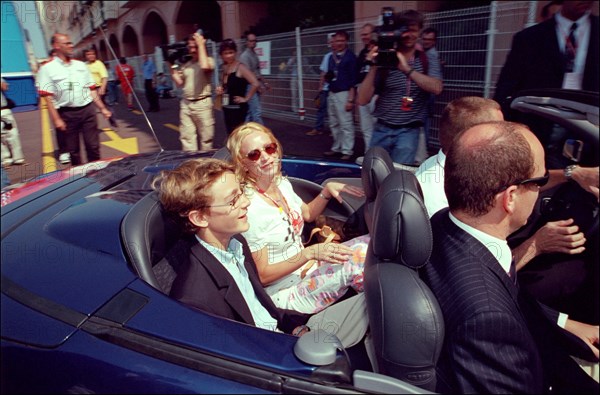 05/26/2001. Formula 1: trials for the Monaco Grand Prix.