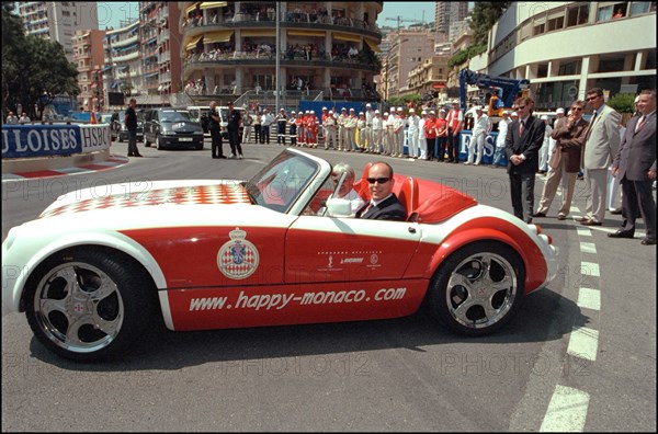 05/26/2001. Formula 1: trials for the Monaco Grand Prix.