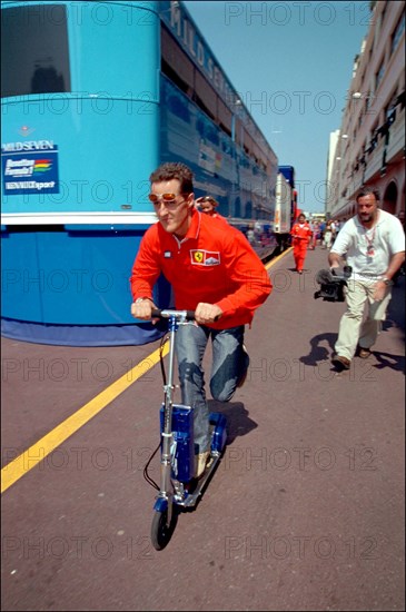 05/26/2001. Formula 1: trials for the Monaco Grand Prix.