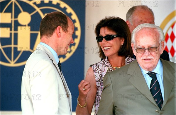 05/27/2001. Formula 1 Monaco Grand Prix: awards ceremony.