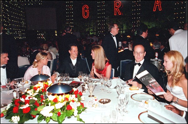 05/27/2001. Gala party at Monte-carlo Sporting club after formula one GP.