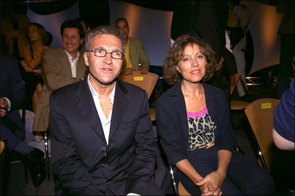 08/27/2001 Paris: presentation of the new schedules of France 2- France 3 French national TV network