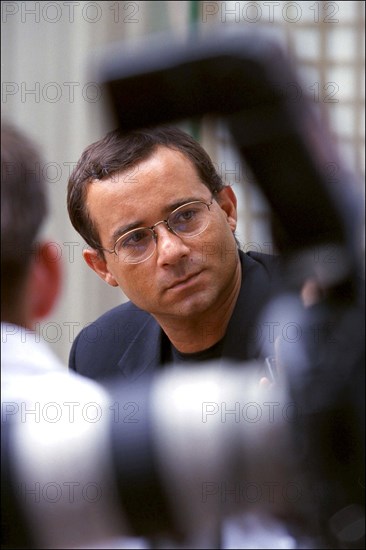 08/27/2001 Paris: presentation of the new schedules of France 2- France 3 French national TV network