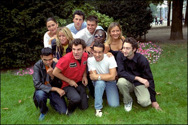 08/30/2001. French TV chanel "M6" presents new program schedule for the 2001/2002 season