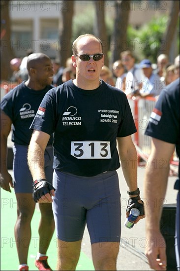 09/00/2001. Prince Albert at the 8th world push championships