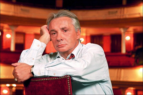 09/00/2001. EXCLUSIVE: French singer Michel Sardou new owner of the "Porte St Martin".