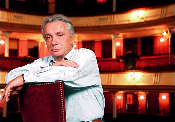 09/00/2001.  French singer Michel Sardou new owner of the "Porte St Martin".