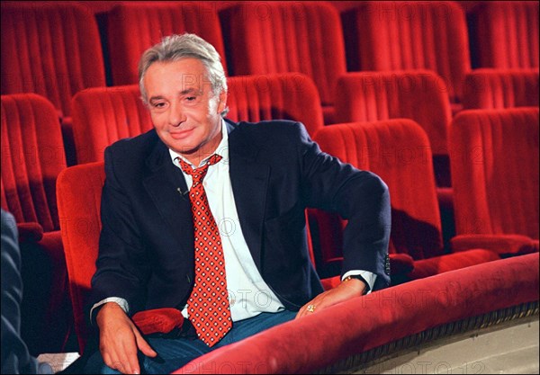 09/00/2001. EXCLUSIVE: French singer Michel Sardou new owner of the "Porte St Martin".