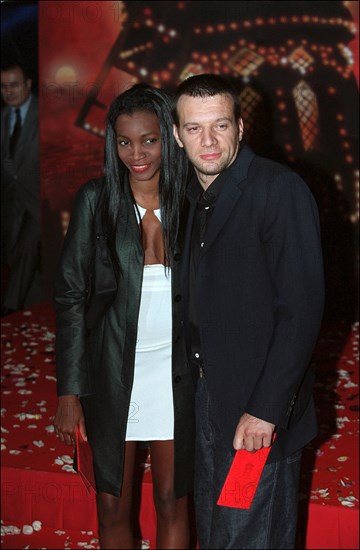 09/27/2001. Premiere of Baz Luhrmann's movie "Moulin Rouge" in Paris.