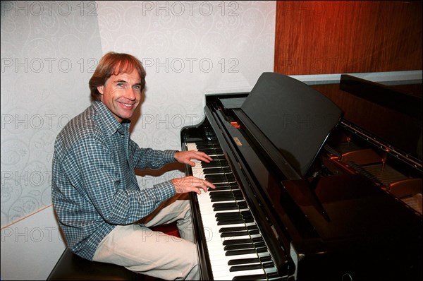 09/00/2001. Close-up Richard Clayderman, pianist