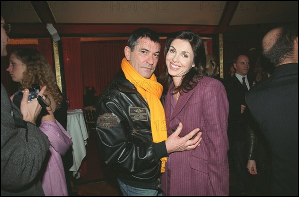 12/04/2001. Philippe Bouvard attends launch party for his latest book at Fouquet's.