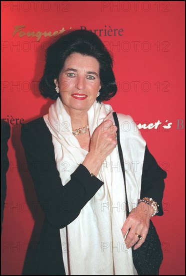 12/04/2001. Philippe Bouvard attends launch party for his latest book at Fouquet's.