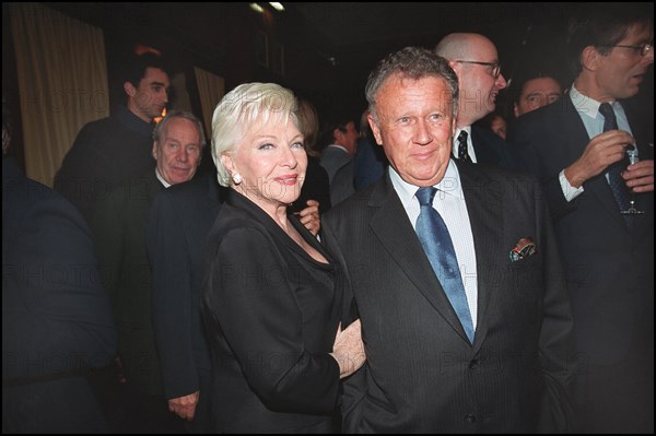 12/04/2001. Philippe Bouvard attends launch party for his latest book at Fouquet's.