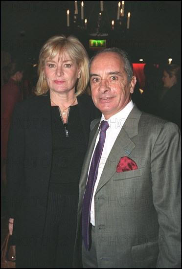 12/04/2001. Philippe Bouvard attends launch party for his latest book at Fouquet's.