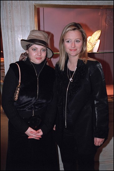 12/12/2001. Party at Van Cleef and Arpels shop on Vendome square.