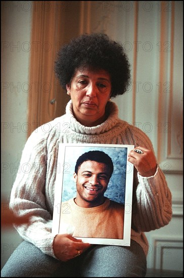 12/21/2001.  Isabelle Coutant-Peyre, defense attorney for Zacarias Moussaoui with Aicha El Wafi, mother of the accused.