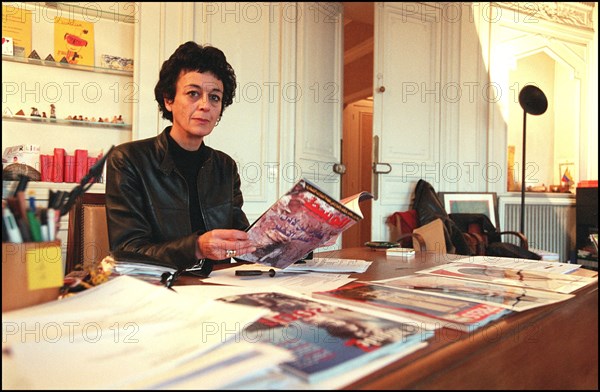 12/21/2001.  Isabelle Coutant-Peyre, defense attorney for Zacarias Moussaoui with Aicha El Wafi, mother of the accused.