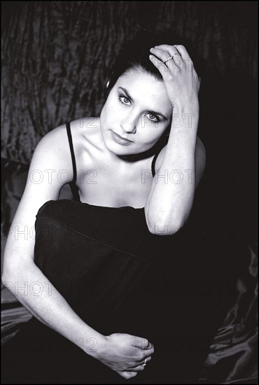 02/00/2002.  Close-up Noemie Kocher, a French actress who plays in several French and English TV series.