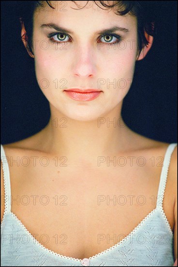 02/00/2002.  Close-up Noemie Kocher, a French actress who plays in several French and English TV series.