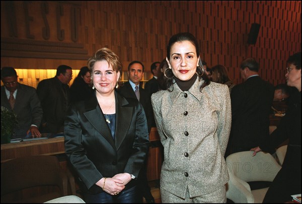 02/11/2002. Meeting of unesco goodwill ambassadors in Paris