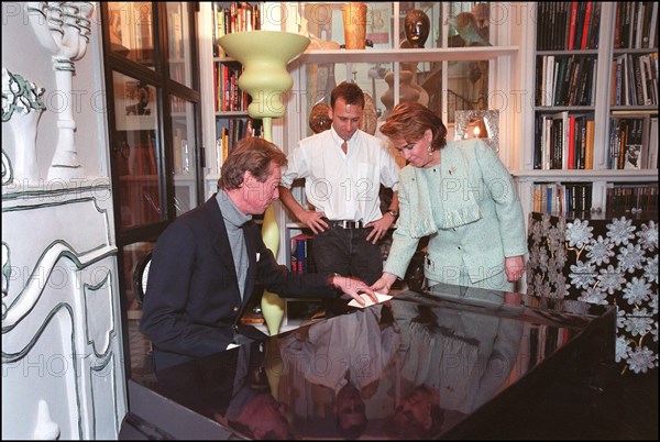 02/00/2002. EXCLUSIVE Grand duke and duchess of Luxembourg, Henri and Maria Theresa, in Paris